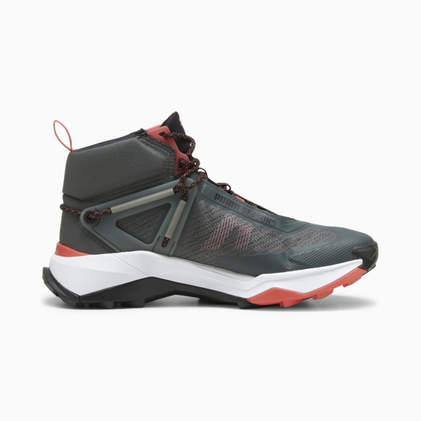 Explore NITRO Mid Hiking Shoes Men, Mineral Gray-PUMA Black-Active Red, large-ZAF