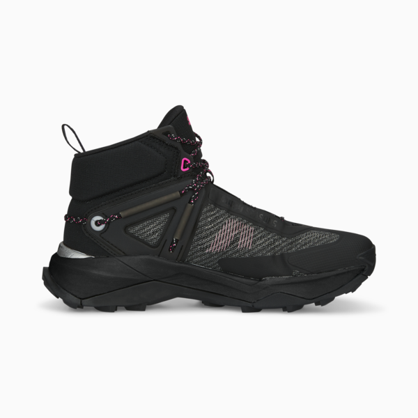 Explore NITRO Mid Women's Hiking Shoes, PUMA Black-PUMA Silver-Ravish, large-ZAF