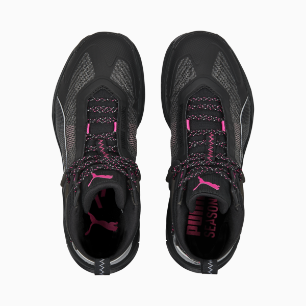 Explore NITRO Mid Women's Hiking Shoes, PUMA Black-PUMA Silver-Ravish, large-ZAF