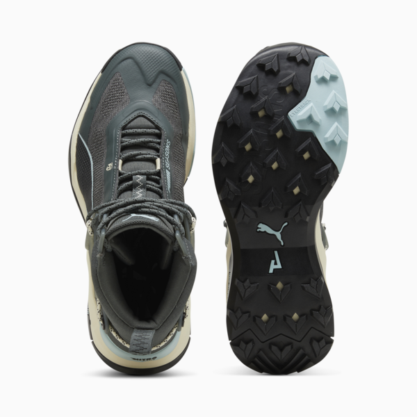 Explore NITRO Mid Women's Hiking Shoes, Mineral Gray-Turquoise Surf-Sugared Almond, large-ZAF