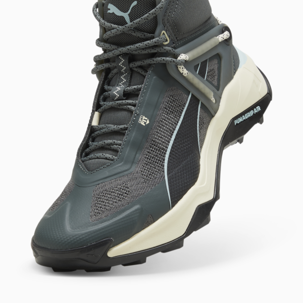 Explore NITRO Mid Women's Hiking Shoes, Mineral Gray-Turquoise Surf-Sugared Almond, large-ZAF