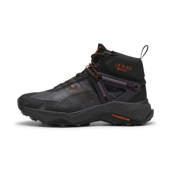 PUMA SEASONS Explore NITROâ¢ Mid GORE-TEX Women's Hiking Shoes in Black/Midnight Plum/Flame Flicker - 377861_05