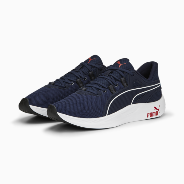 Better Foam Legacy Running Shoes, PUMA Navy-PUMA White-For All Time Red, large-ZAF