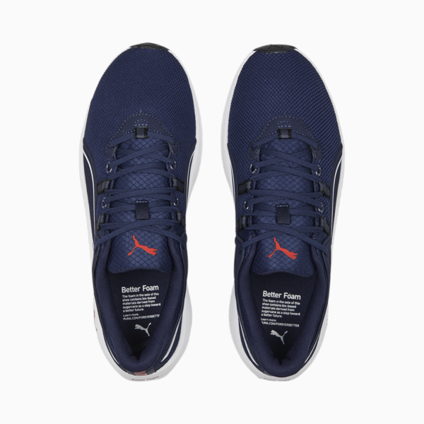 Better Foam Legacy Running Shoes, PUMA Navy-PUMA White-For All Time Red, large-ZAF