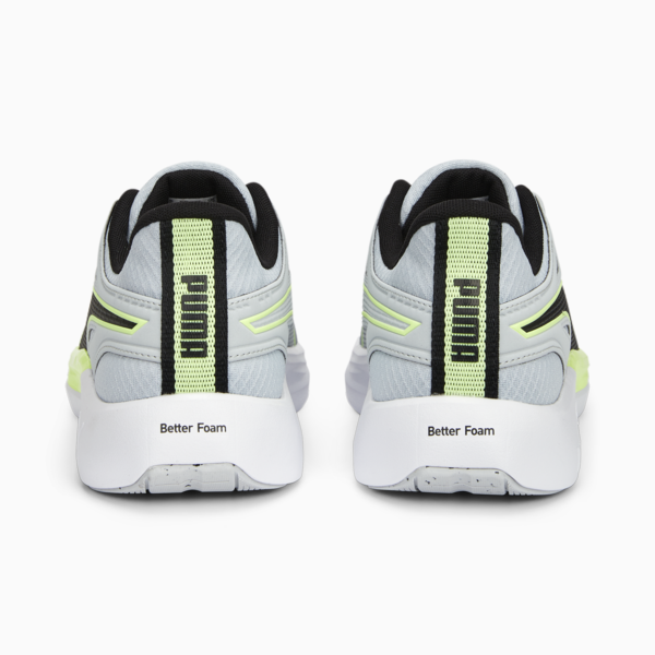 Better Foam Legacy Running Shoes, Platinum Gray-PUMA Black-Fast Yellow, large-ZAF