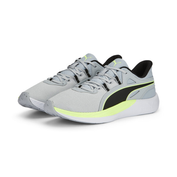 Gray puma shoes top