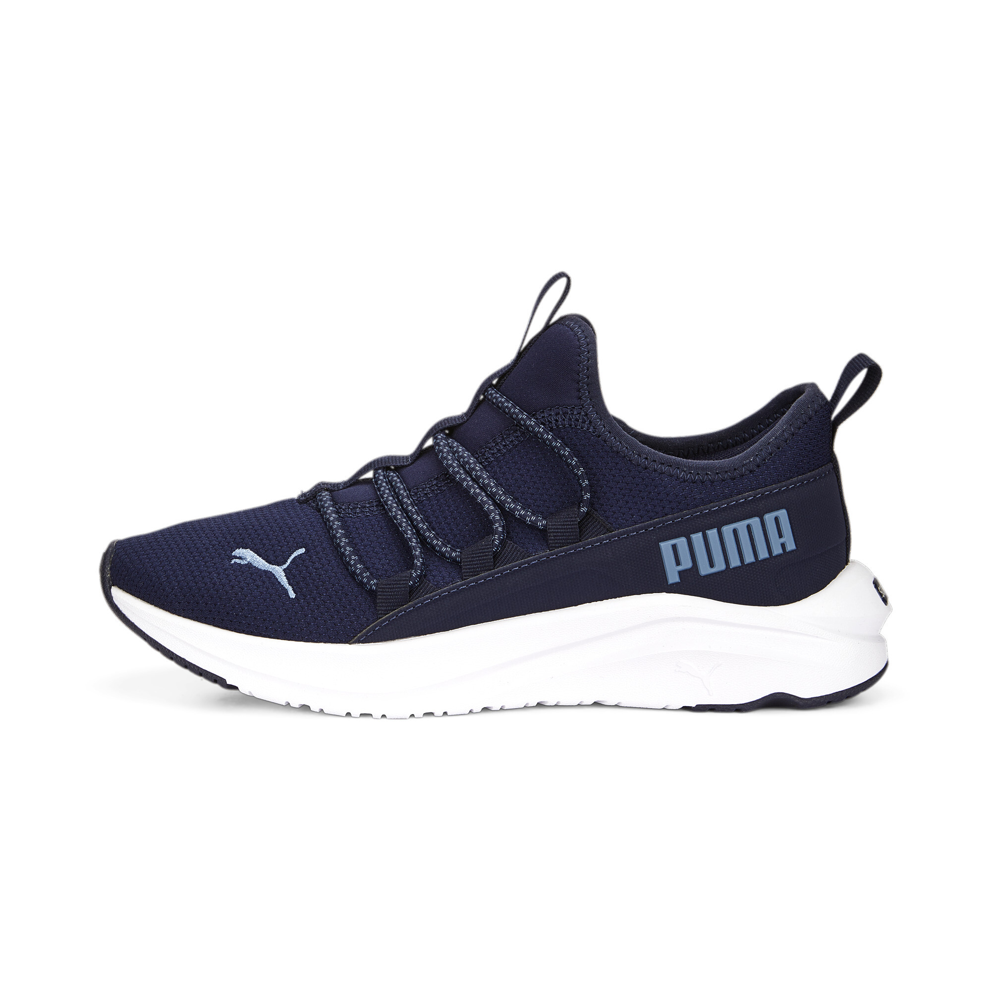 PUMA Softride One4All Shoes Youth In 80 - Blue, Size EU 38.5