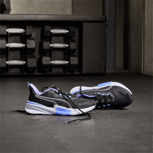 Zapatillas de training para mujer PWRFrame TR 2, PUMA Black-Elektro Purple, large-ARG