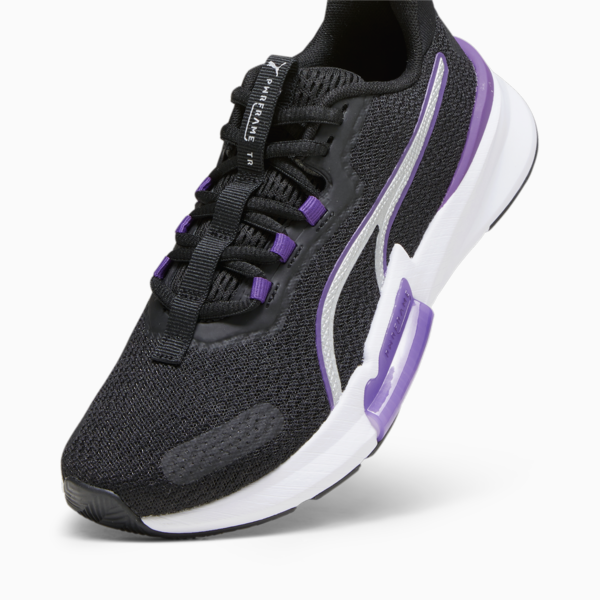 PWRFrame TR 2 Women's Training Shoes, PUMA Black-Purple Pop-PUMA Silver-PUMA White, large-ZAF