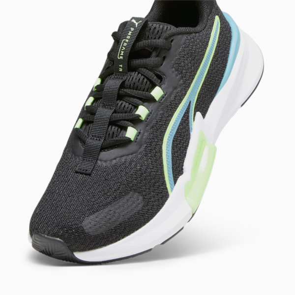 PWRFrame TR 2 Women's Training Shoes, PUMA Black-Bold Blue-Speed Green, large-ZAF