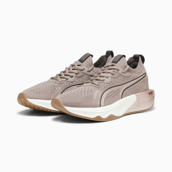 PWR XX NITRO Luxe Training Shoes Women, Dark Clove-PUMA Black-Rose Gold, large-ZAF