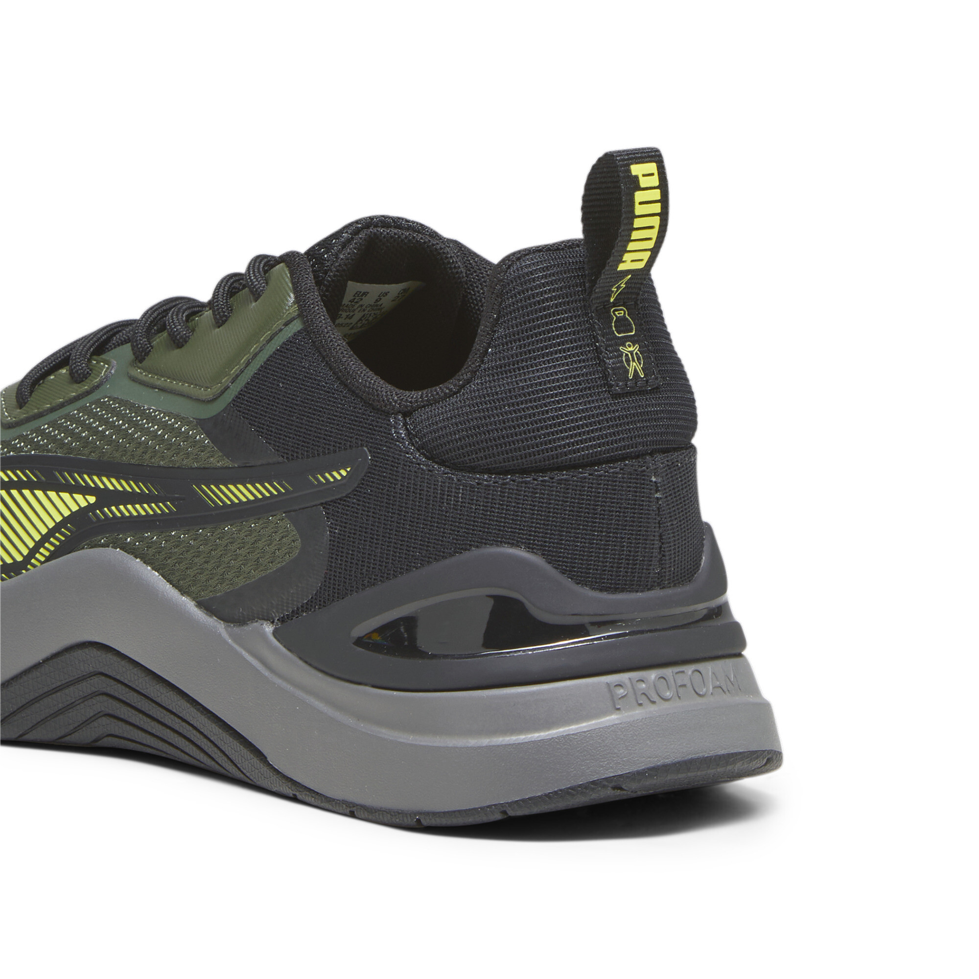 Men's PUMA Infusion Training Shoes In Green, Size EU 40.5