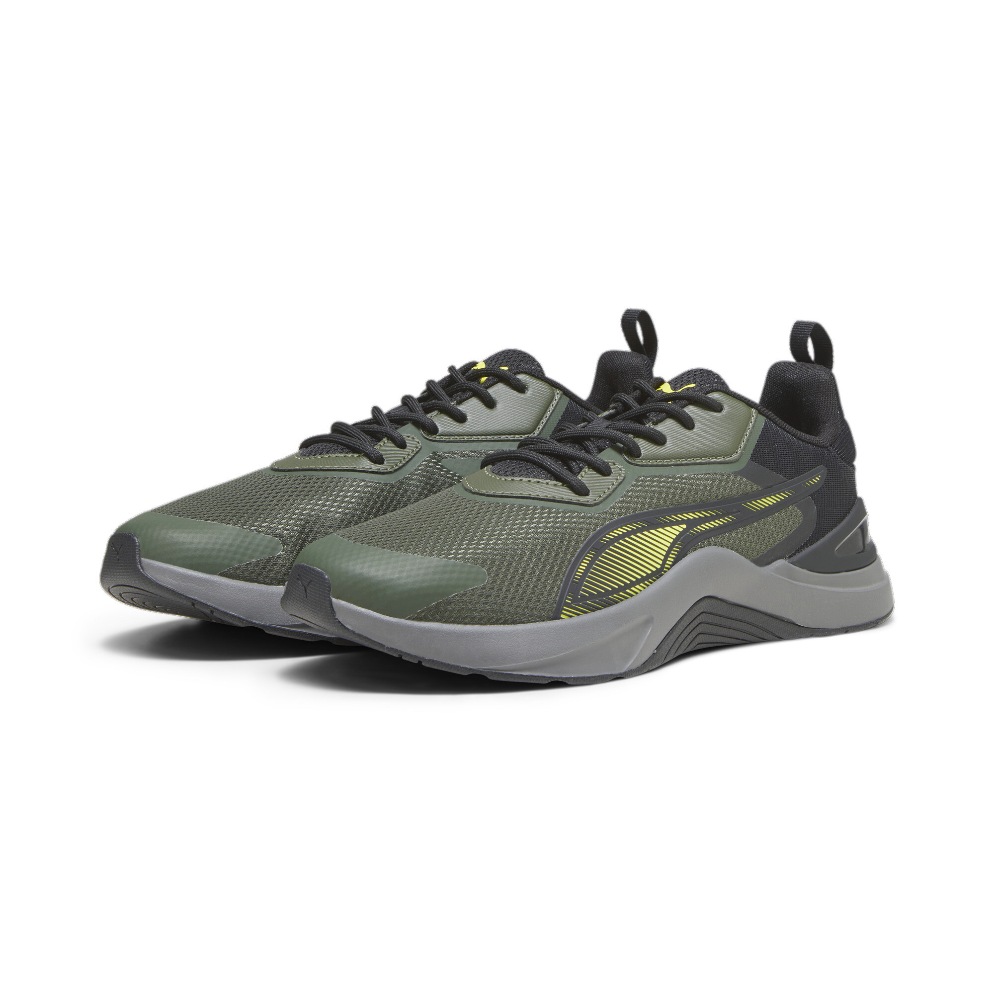 Men's PUMA Infusion Training Shoes In Green, Size EU 40.5