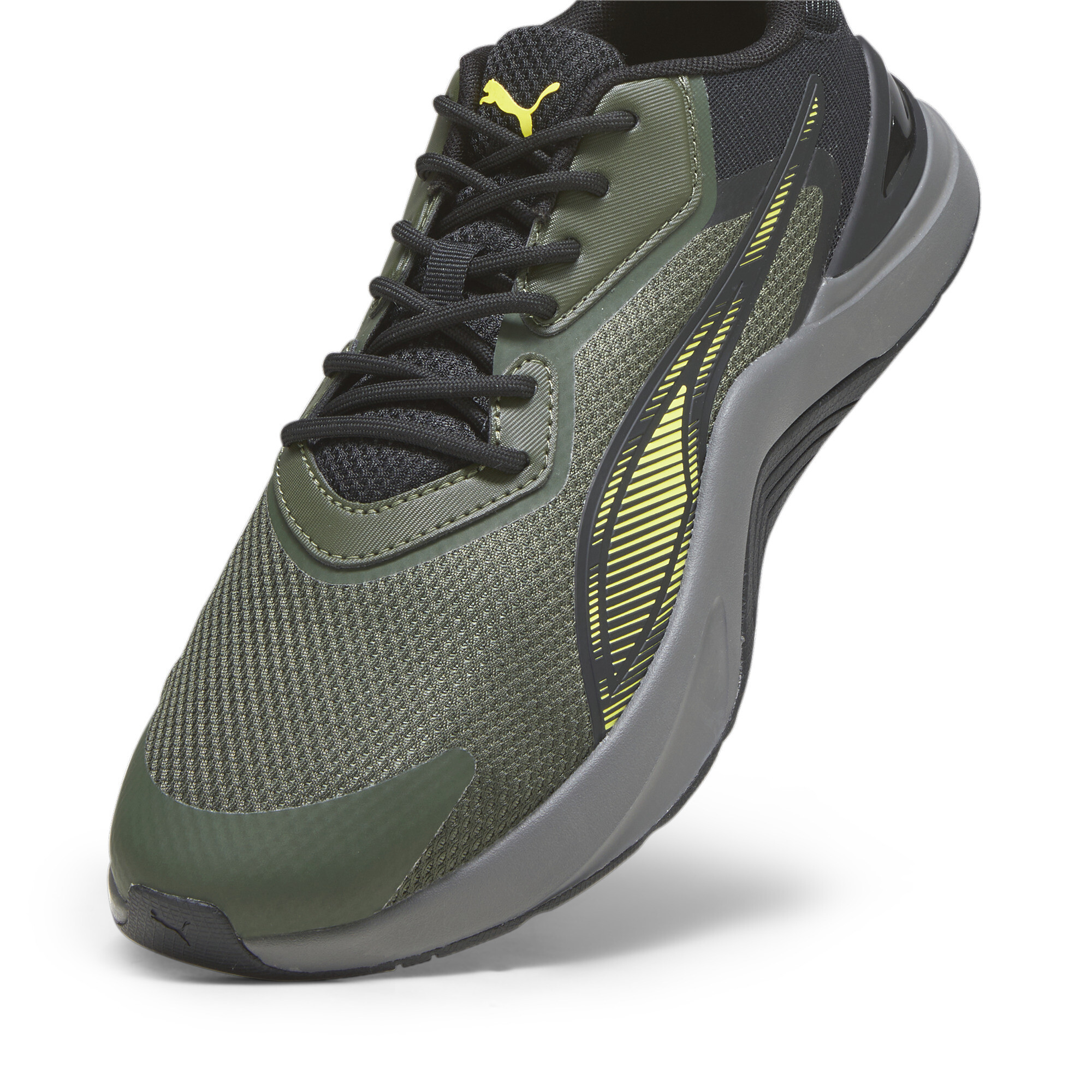 Men's PUMA Infusion Training Shoes In Green, Size EU 40.5