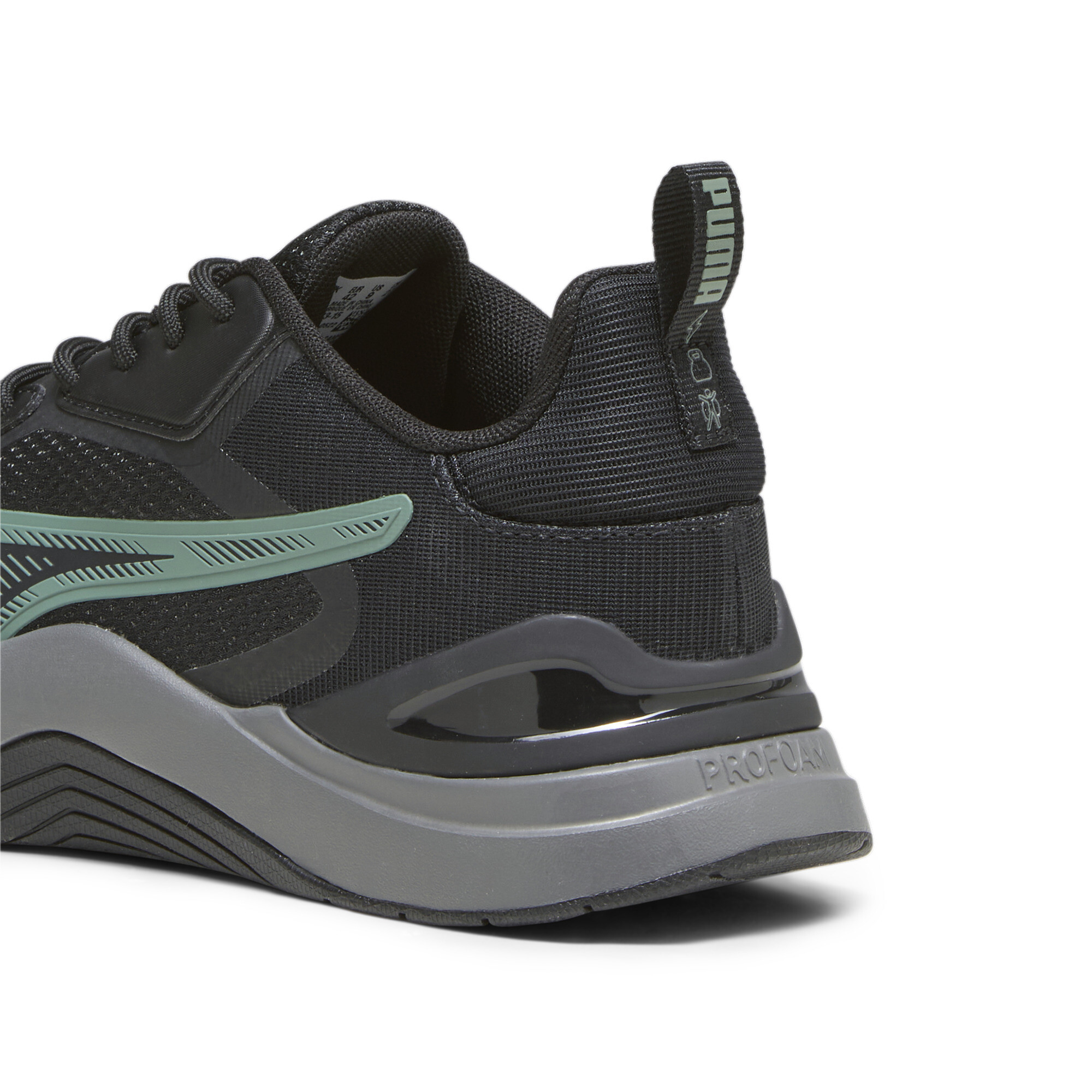 Men's Puma Infusion Training Shoes, Black, Size 36, Shoes