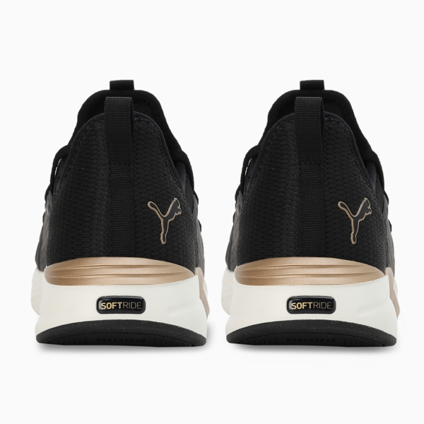 Soft ride Sophia 2 Running Shoes Women, PUMA Black-PUMA Gold-Warm White, large-MEX