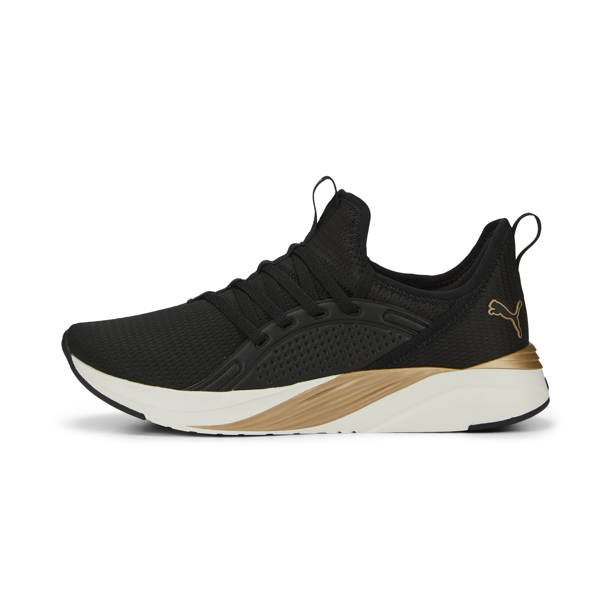 Puma Softride Sophia 2 Laufschuhe Damen | Black/Gold/Warm White | Größe: 37.5