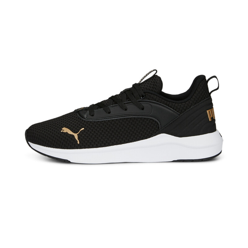 Women s PUMA SOFTRIDE Flair Running Shoes in Black Gold size 5