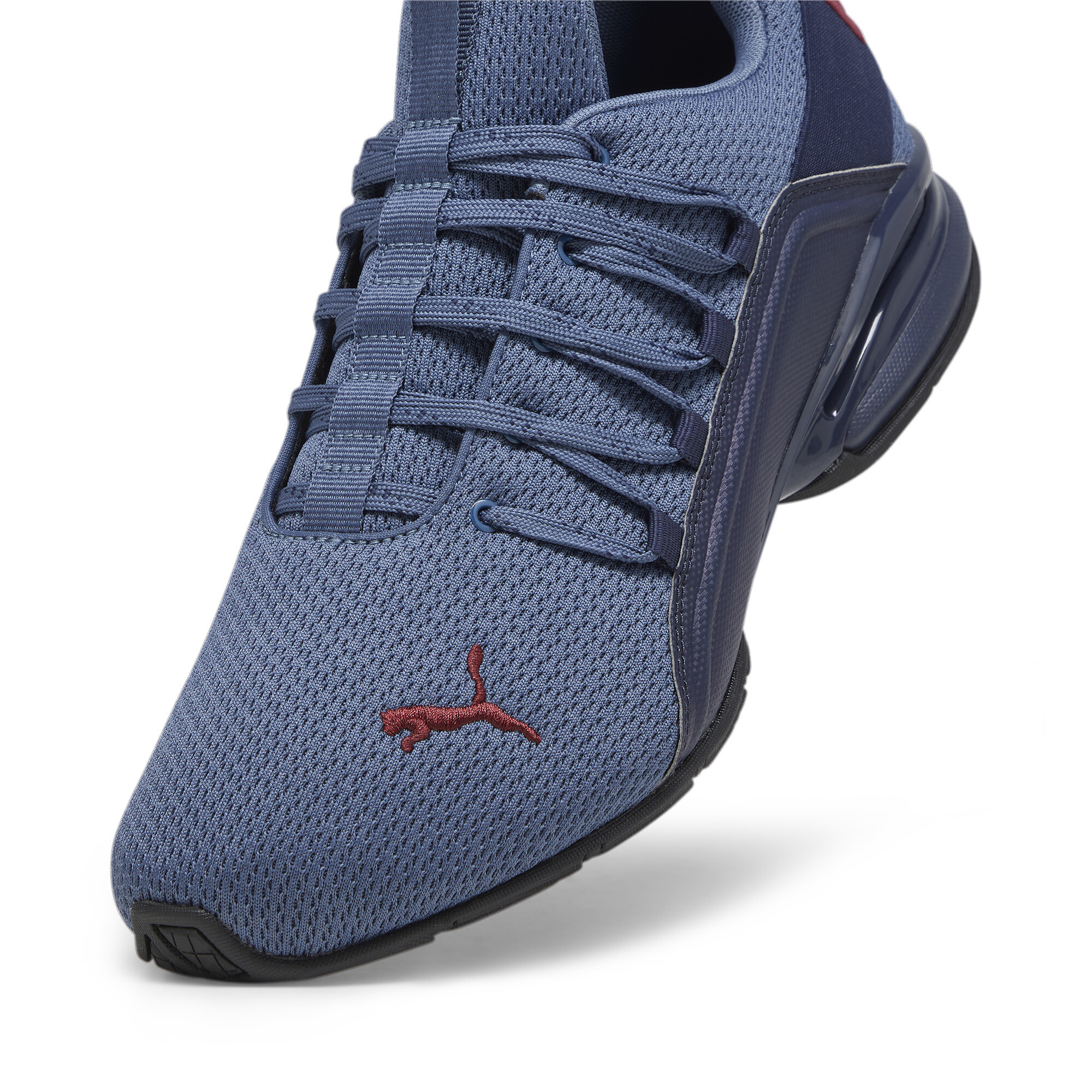 Men's Puma Axelion Refresh Running Shoes, Blue, Size 40, Shoes