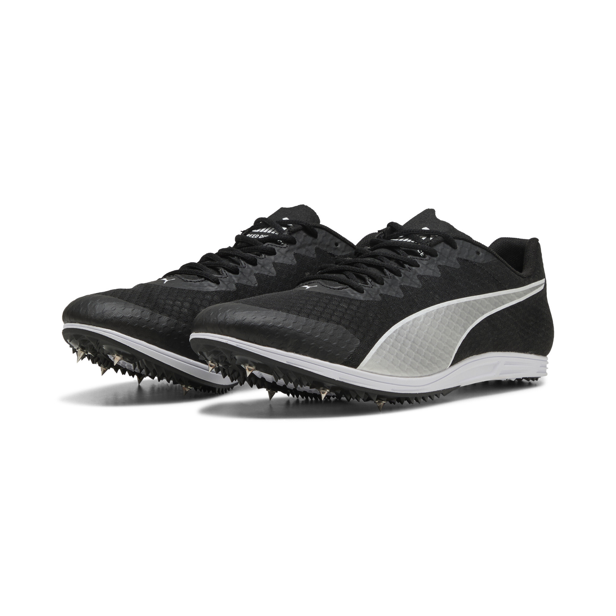 Men's Puma Evo SPEED Distance 11 Track And Field Shoes, Black, Size 48.5, Shoes