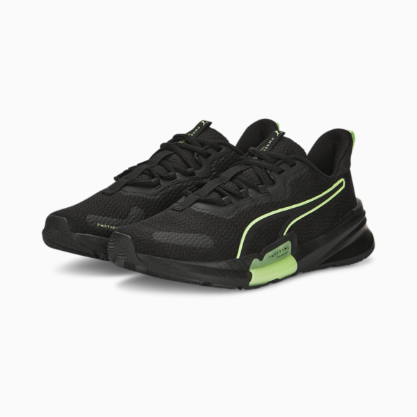 PWRFrame TR 2 Men's Training Shoes, PUMA Black-Fizzy Lime, large-ZAF