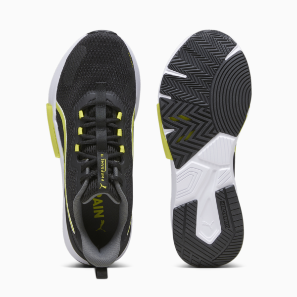 PWRFrame TR 2 Men's Training Shoes, PUMA Black-Yellow Burst-PUMA White, large-ZAF