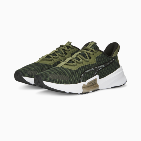 Zapatillas de training para hombre PWRFrame TR 2 Tiger Camo, Green Moss-PUMA Black, large-ARG