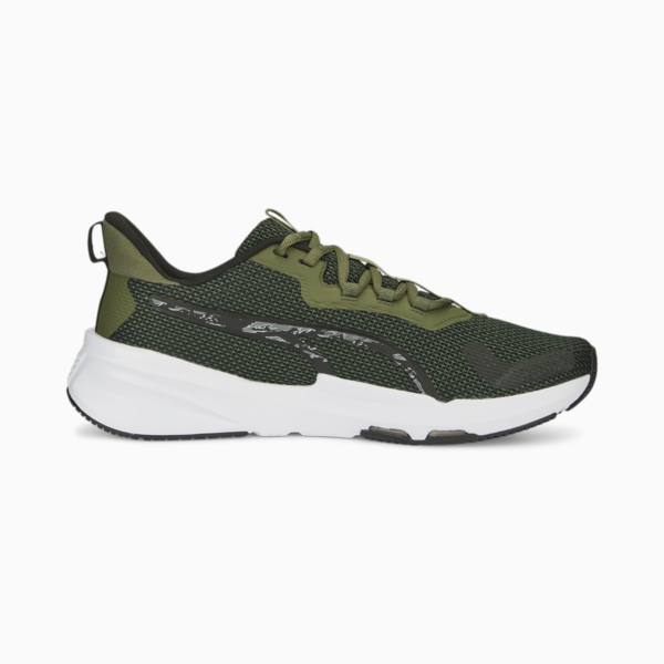 Zapatillas de training para hombre PWRFrame TR 2 Tiger Camo, Green Moss-PUMA Black, large-ARG