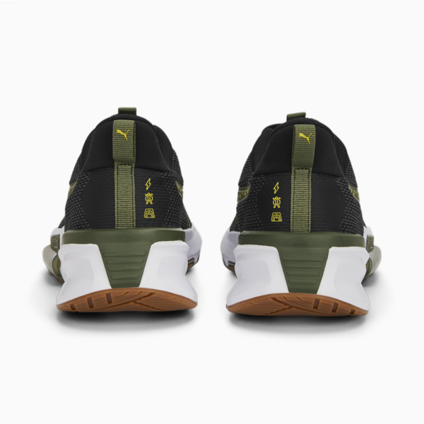 Zapatillas de training para hombre PWRFrame TR 2 Tiger Camo, PUMA Black-Green Moss-Fresh Pear, large-ARG