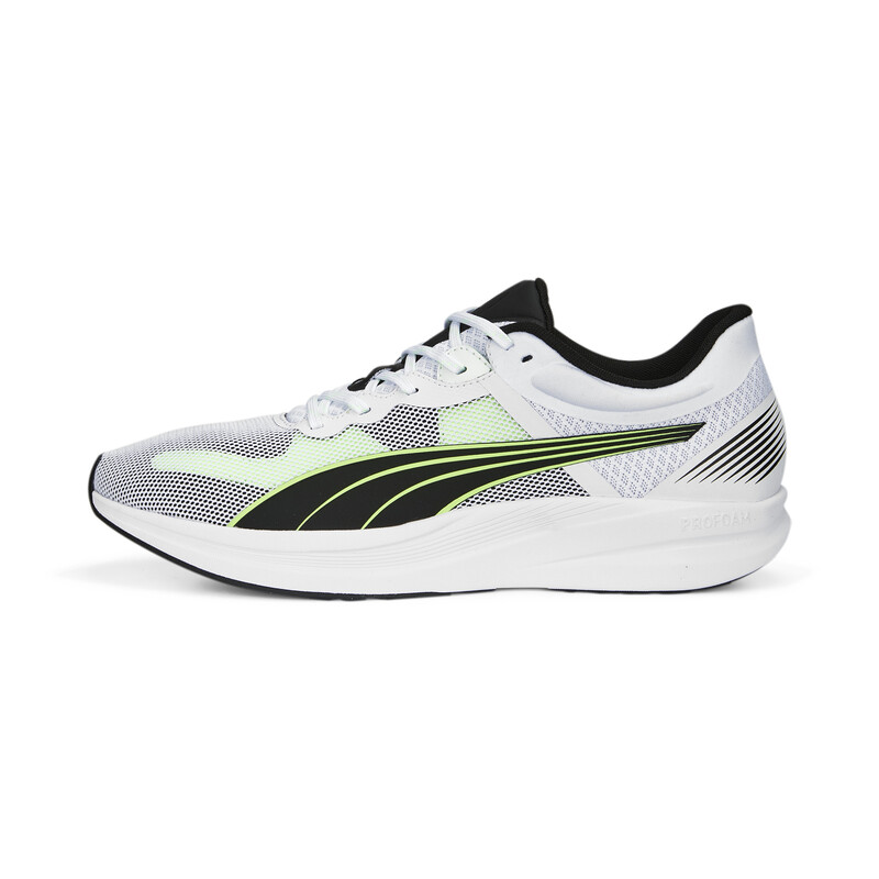 

PUMA Redeem Profoam Unisex Running Shoes, White/black/yellow