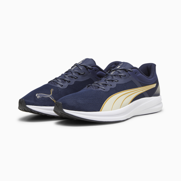 Redeem Profoam Running Shoes, PUMA Navy-Alpine Snow-Amber-PUMA White, large-ZAF