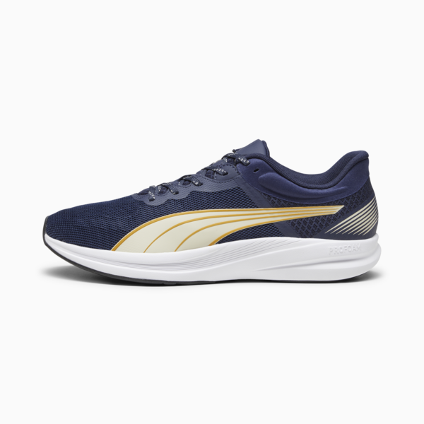 Redeem Profoam Running Shoes, PUMA Navy-Alpine Snow-Amber-PUMA White, large-ZAF