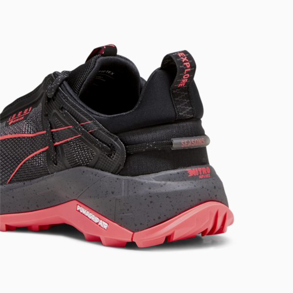 Explore NITRO GORE-TEX Hiking Shoes Women, PUMA Black-Fire Orchid, large-ZAF