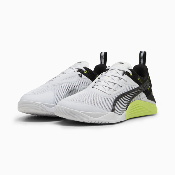 Fuse 3.0 Men's Training Shoes, Silver Mist-Lime Pow-PUMA Black, large-ZAF