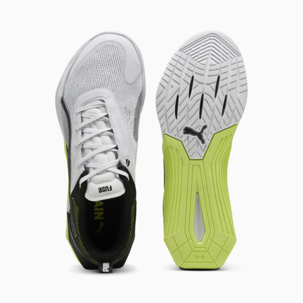 Fuse 3.0 Men's Training Shoes, Silver Mist-Lime Pow-PUMA Black, large-ZAF