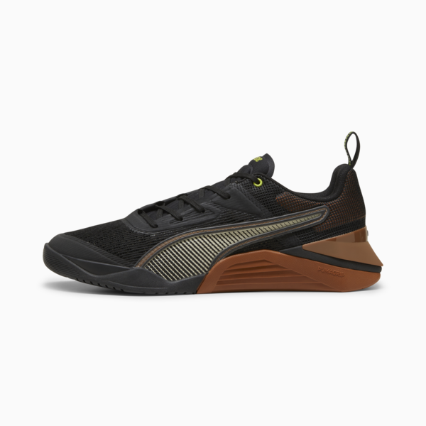Fuse 3.0 Men's Training Shoes, PUMA Black-Teak-Lime Pow, large-ZAF