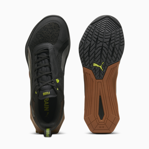 Zapatillas Training para hombre Fuse 3.0, PUMA Black-Teak-Lime Pow, large-ARG