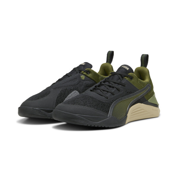 Puma shoes olive green sale