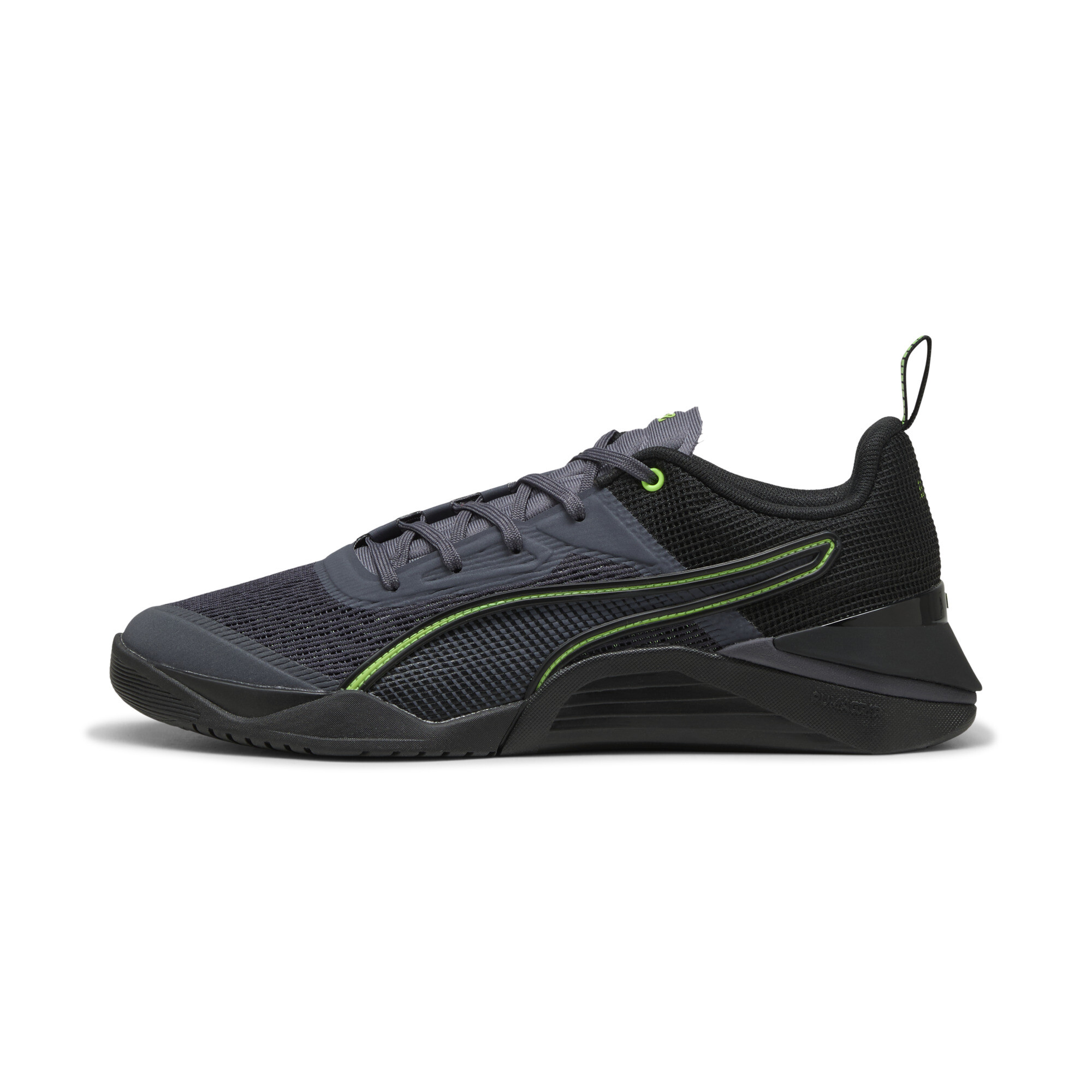 Puma Fuse 3.0 Trainingsschuhe Herren | Galactic Gray/Black/Green Glare | Größe: 39