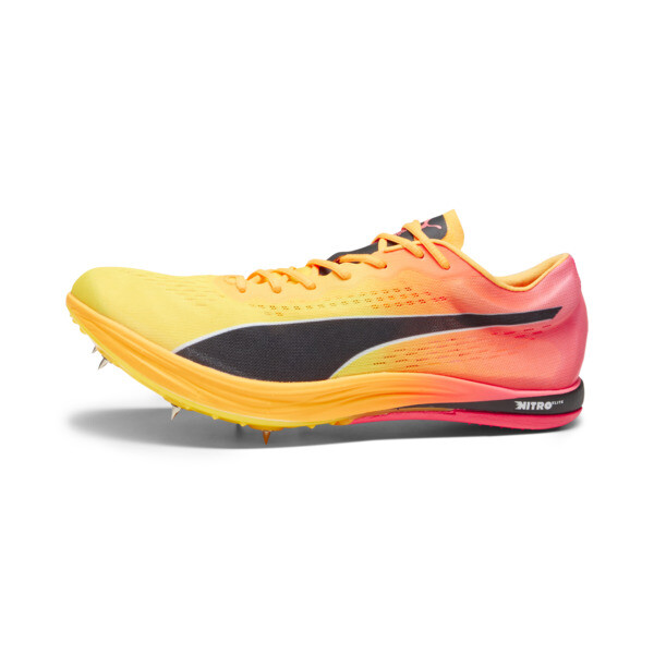 PUMA evoSPEED Long Distance NITROâ¢ Elite+ Track Spikes Shoes in Sun Stream/Sunset Glow/Black - 378222_03