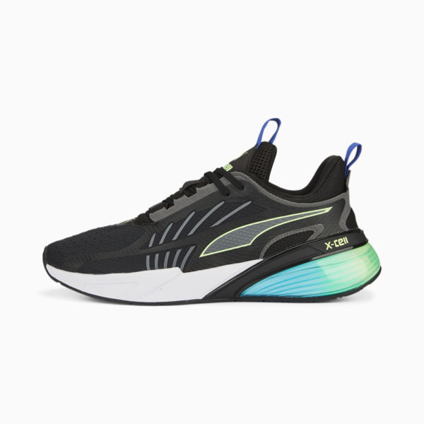 Zapatillas de running X-Cell Action, PUMA Black-Cool Dark Gray-Fizzy Lime, large-ARG