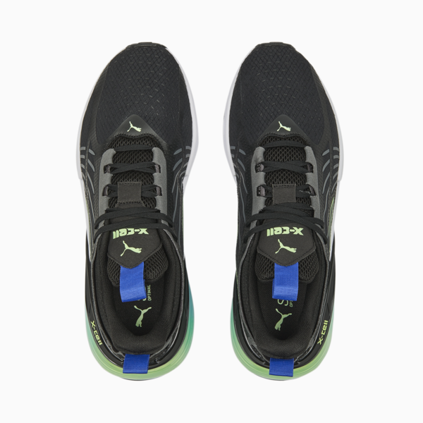Zapatillas de running X-Cell Action, PUMA Black-Cool Dark Gray-Fizzy Lime, large-ARG