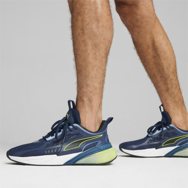 Zapatillas de running X-Cell Action, Club Navy-Lime Pow-PUMA Black, large-ARG