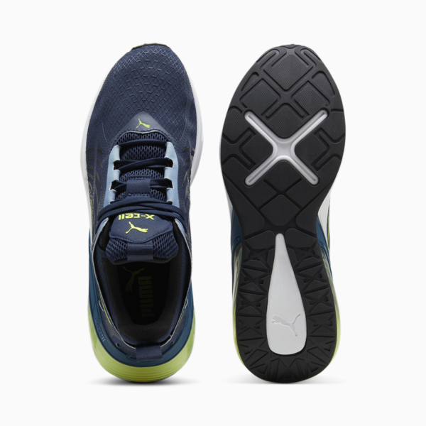 Zapatillas de running X-Cell Action, Club Navy-Lime Pow-PUMA Black, large-ARG