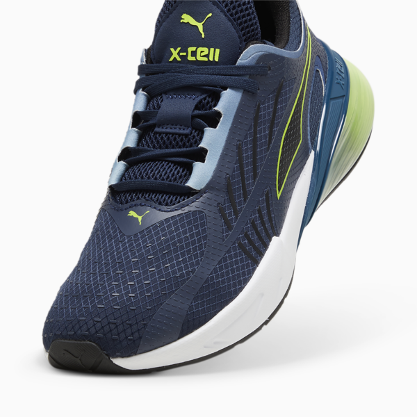 Zapatillas de running X-Cell Action, Club Navy-Lime Pow-PUMA Black, large-ARG
