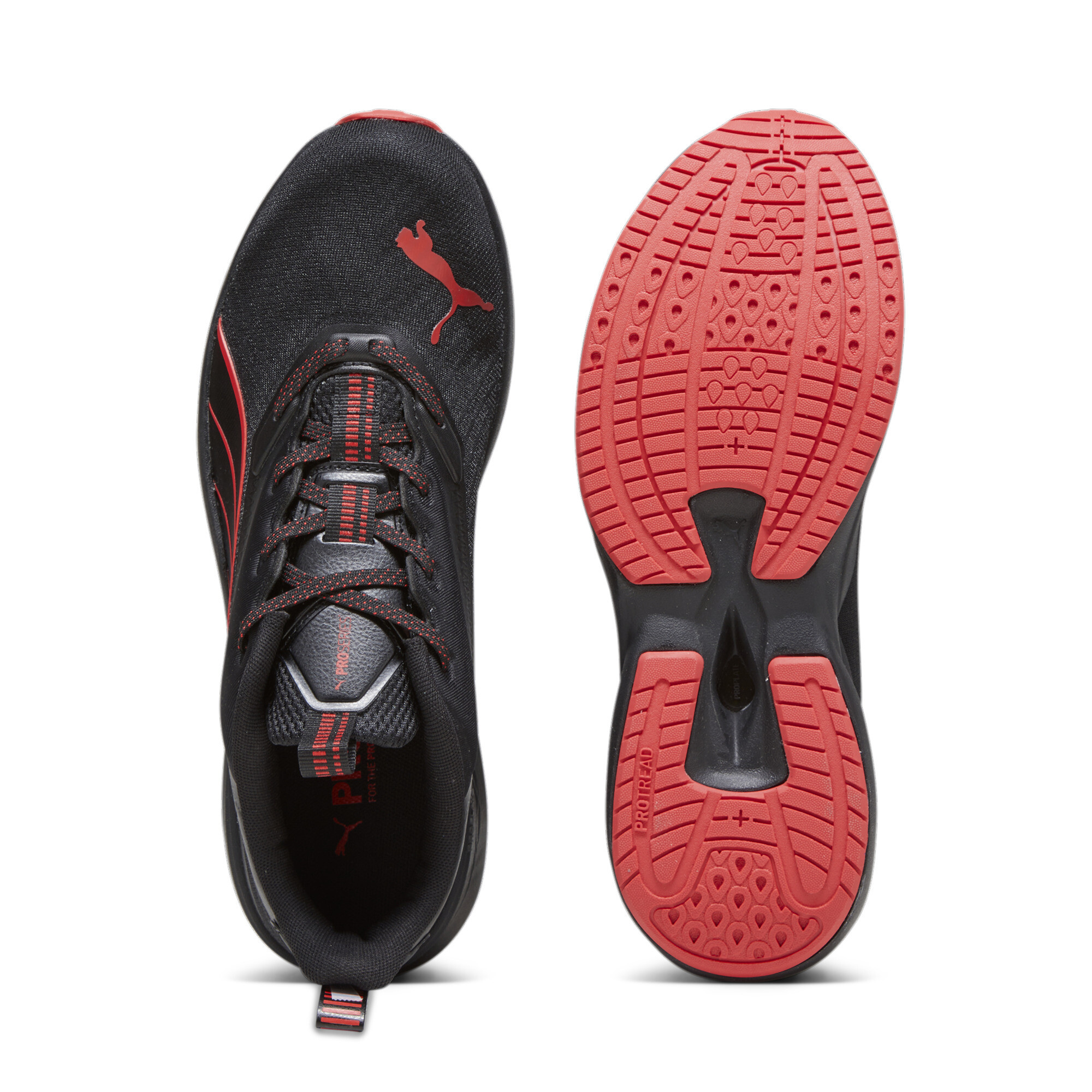 Men's PUMA Hyperdrive ProFoam SPEED Running Shoes In Black, Size EU 39
