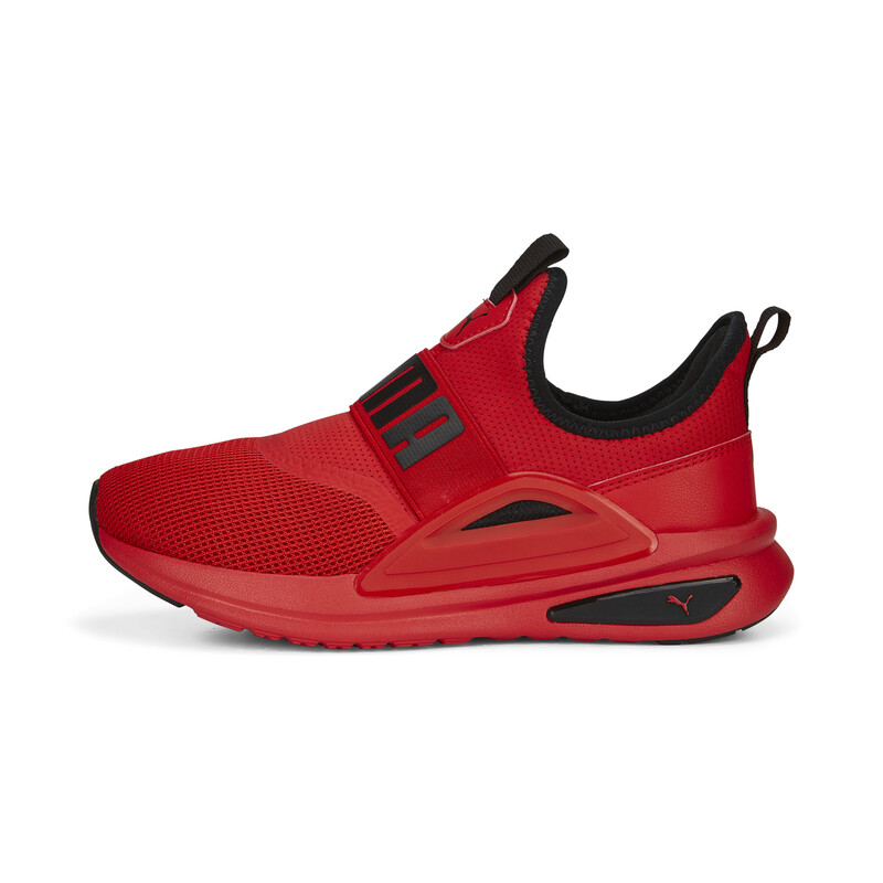 PUMA Kids Softride Enzo Evo Slip On Kids Shoes in Black Red size 10 PUMA Connaught Place New Delhi