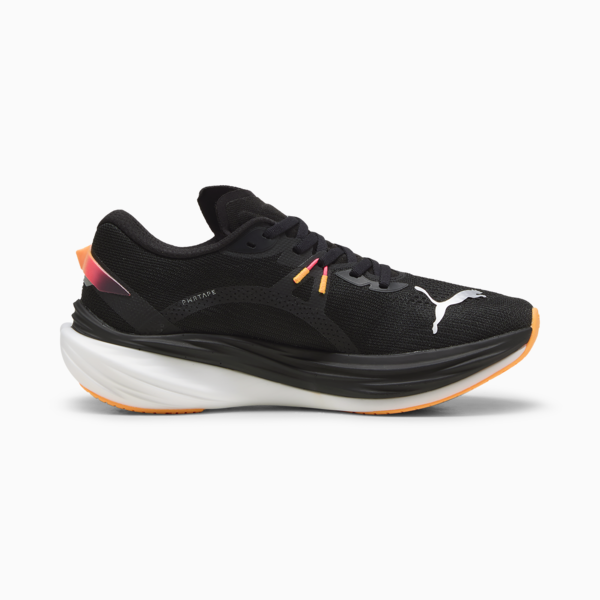 Deviate NITRO™ 3 WIDE Running Shoes Men, PUMA Black-Sunset Glow-Sun Stream, large-ZAF