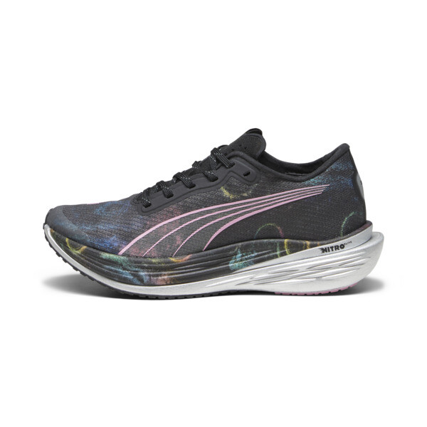 PUMA Deviate NITROâ¢ Elite 2 'Marathon Series' Women's Running Shoes in Black/Strawberry Burst/Yellow Blaze - 378454_01