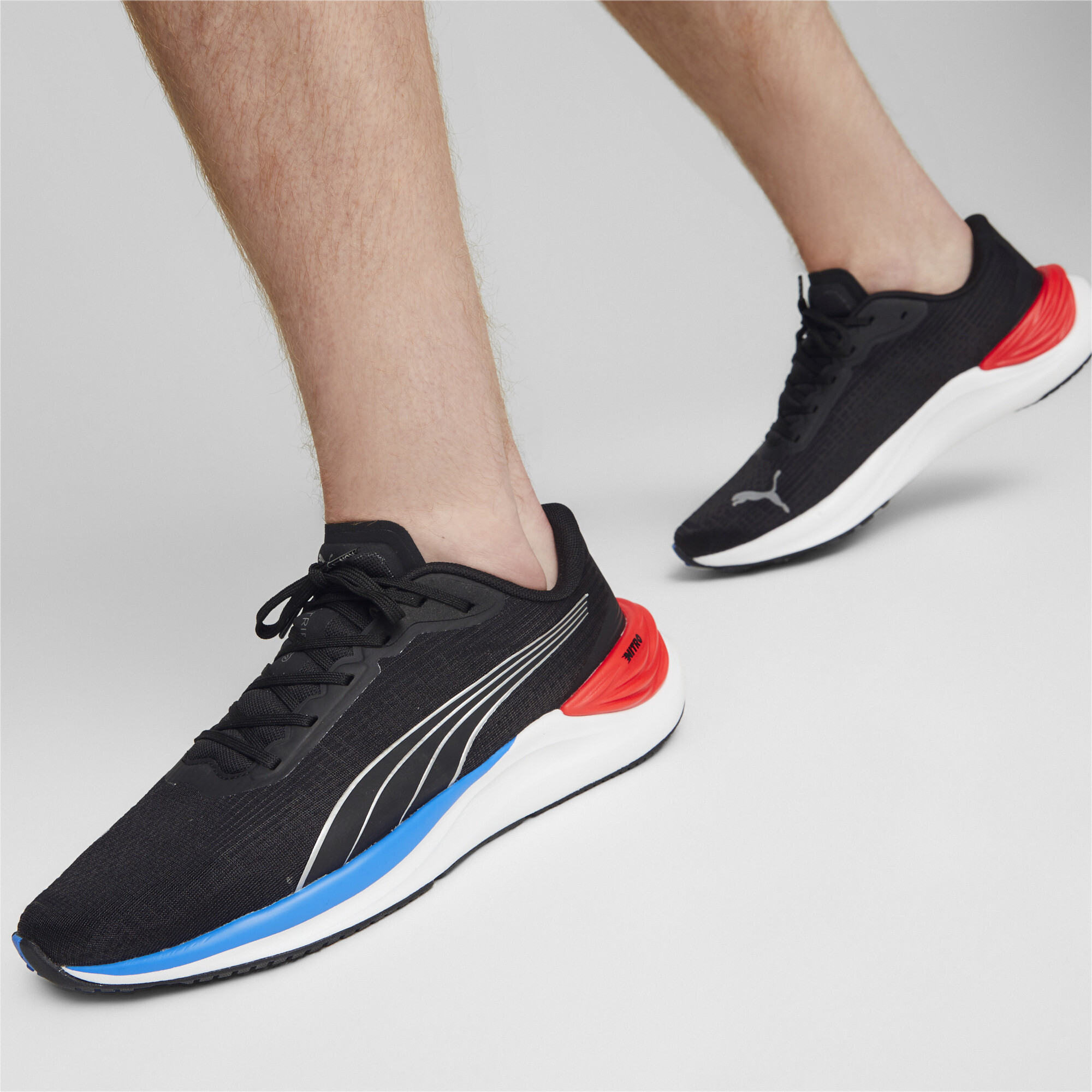 Men's PUMA Electrify NITROâ¢ 3 Running Shoes In Black, Size EU 39